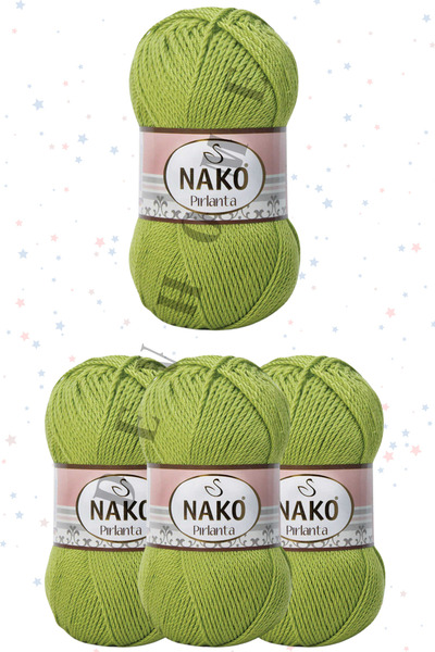 devhome Nako Pırlanta Ръчно плетена прежда Amigurumi прежда 4 броя смесени цв...