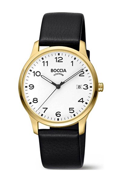 Boccia Mens Watch 3620-08, Quartz, 39mm, 5ATM