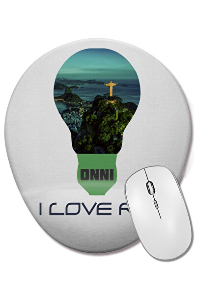 BASKI DÜNYASI Είμαι ένα οβάλ ποντίκι με σχέδιο φλαμίνγκο για γυναίκες με στήρ...