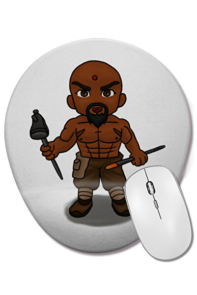 BASKI DÜNYASI Metin2 Ferreiro Mouse Pad oval cu suport pentru încheietura mâinii