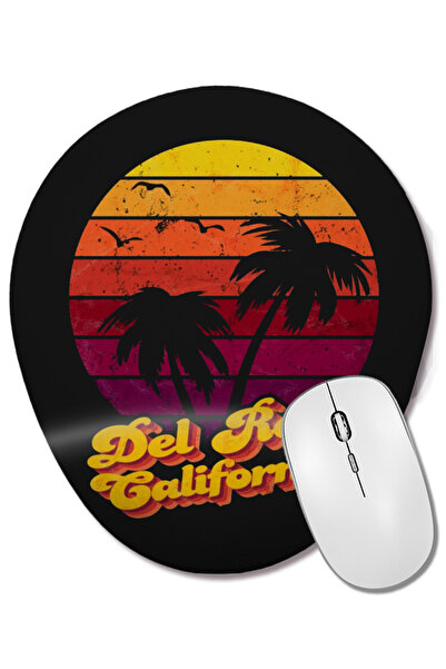 BASKI DÜNYASI Οβάλ ποντίκι με υποστήριξη καρπού Del Rey California