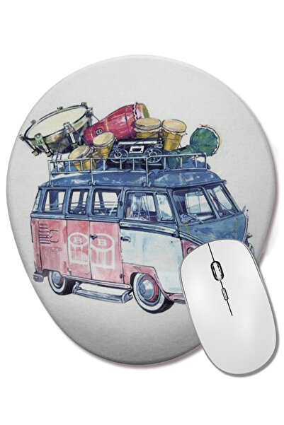 BASKI DÜNYASI Οβάλ ποντίκι με υποστήριξη Volkswagen Bus