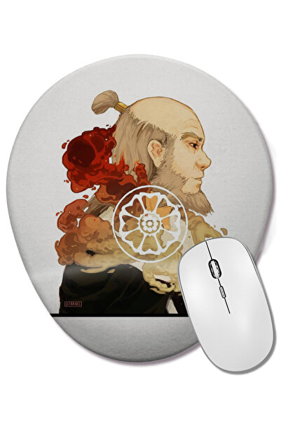 BASKI DÜNYASI Avatar pentru iroh 08 Mouse Pad oval cu suport pentru încheietu...