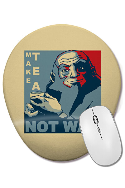 BASKI DÜNYASI Mouse Pad oval cu suport pentru încheietura mâinii, 03, a spusți că sunteți înfricoșat