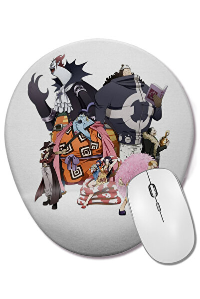 BASKI DÜNYASI One Piece Roronoa Zoro Monkey D. Luffy Mouse Pad oval cu suport...