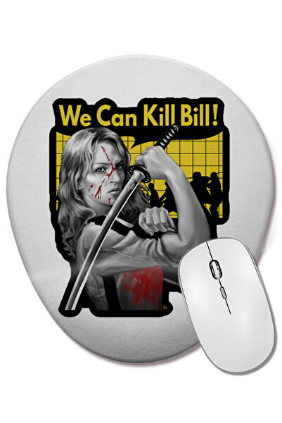 BASKI DÜNYASI Mouse Pad oval cu suport pentru încheietura mâinii We Can Kill ...