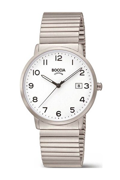 Boccia Mens Watch 3660-01, Quartz, 39mm, 5ATM