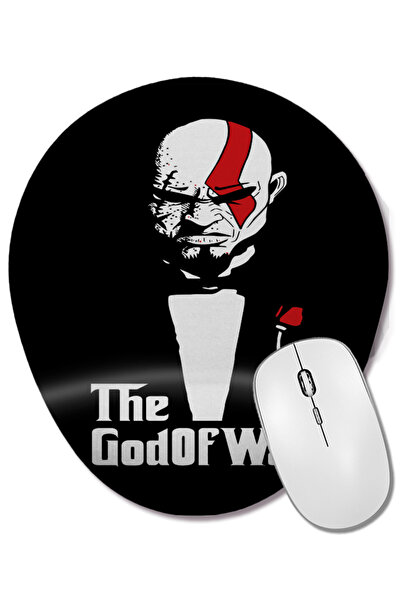 BASKI DÜNYASI Mouse Pad oval The God Of War Godfather cu suport pentru închei...