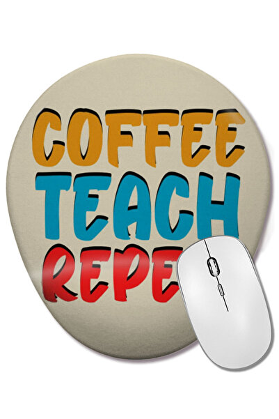 BASKI DÜNYASI Mouse Pad oval cu suport pentru încheietura mâinii, cu citat am...