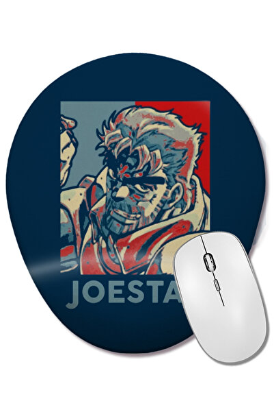 BASKI DÜNYASI Joseph Joestar 01 Mouse Pad oval cu suport pentru încheietura mâinii