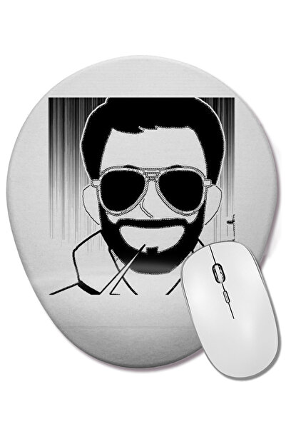 BASKI DÜNYASI Οβάλ ποντίκι με υποστήριξη καρπού Sa70