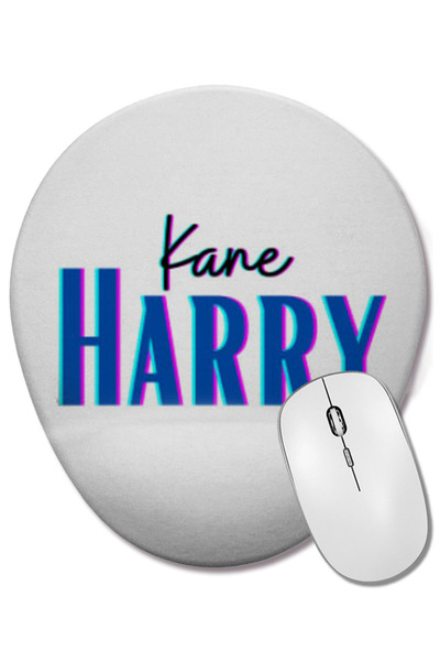 BASKI DÜNYASI Mouse Pad oval cu suport pentru încheietura mâinii Harry Kane