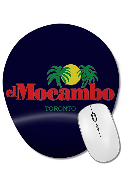 BASKI DÜNYASI Mouse Pad oval El Mocambo Toronto cu suport pentru încheietura ...