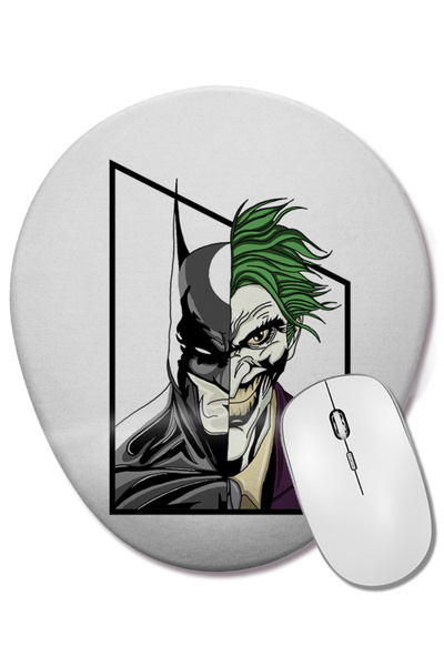 BASKI DÜNYASI Batman și Joker Comic Square Mouse Pad oval cu suport pentru în...