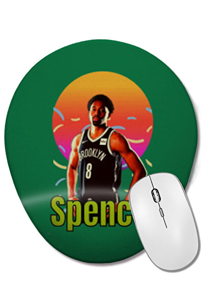 BASKI DÜNYASI Spencer Dinwiddie Vintage Art - Legend Basketball Gift Mouse Pa...