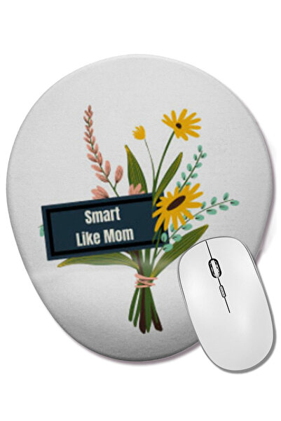 BASKI DÜNYASI Tampă de mouse ovală cu suport pentru încheietura mâinii pentru...