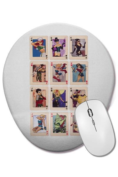 BASKI DÜNYASI Mouse Pad oval cu suport pentru încheietura mâinii As Poderosas