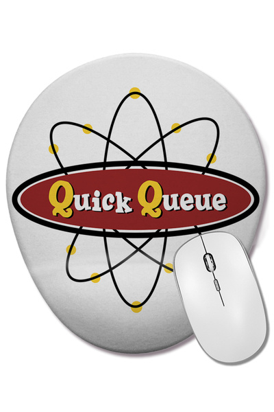 BASKI DÜNYASI Mouse Pad oval cu suport pentru încheietura mâinii, cu simbol a...