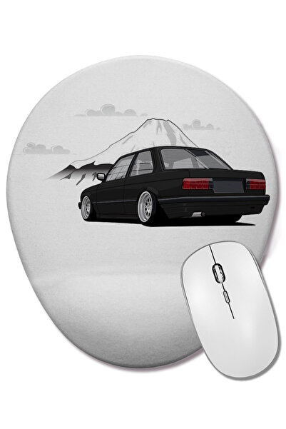 BASKI DÜNYASI Οβάλ ποντίκι με υποστήριξη καρπού Stanced out E30 Black