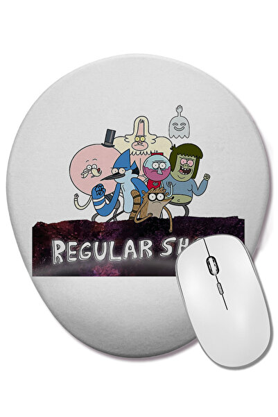 BASKI DÜNYASI Regular Show 02 Οβάλ ποντίκι με υποστήριξη καρπού
