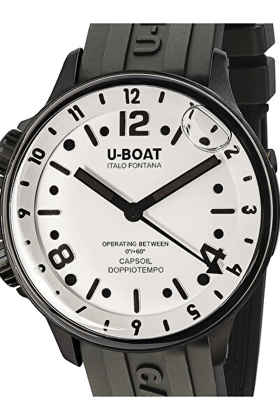 U-BOAT 8889 Capsoil Doppiotempo DLC GMT 45mm 10ATM