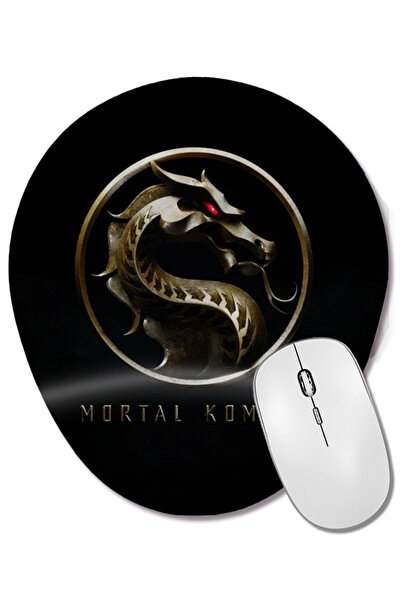 BASKI DÜNYASI Mouse Pad oval Mortal Kombat cu suport pentru încheietura mâinii