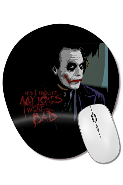 BASKI DÜNYASI Joker ovalna podloga za miša sa podrškom za zglob