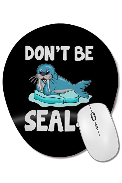 BASKI DÜNYASI Nu crește în gândurile anxioase tale. Mouse pad oval inspirat c...