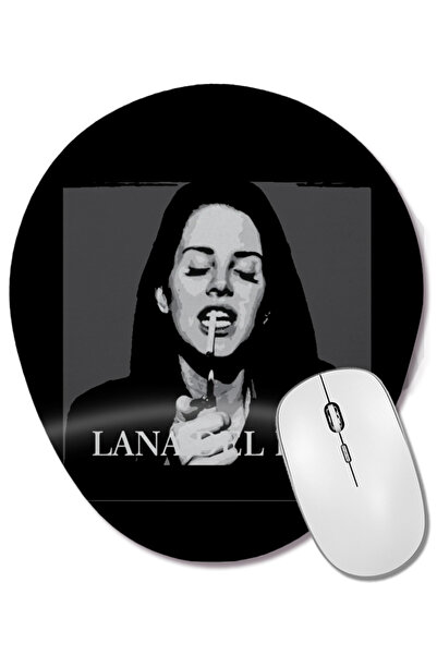 BASKI DÜNYASI Lana Del Rey Love Lana Del Rey Mouse Pad oval cu suport pentru ...