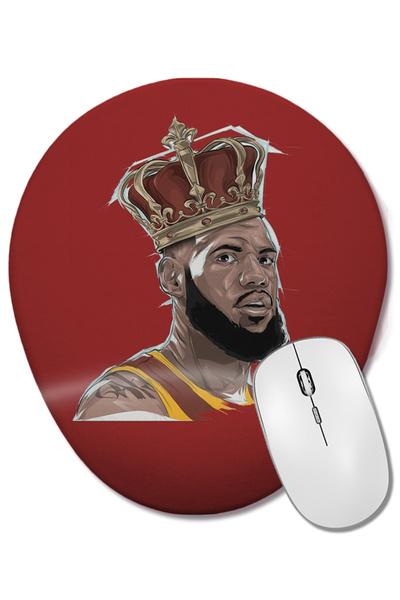 BASKI DÜNYASI Mouse Pad oval King Coiote cu suport pentru încheietura mâinii