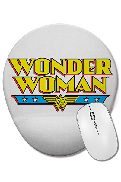 BASKI DÜNYASI Mouse Pad oval Marvel Wünder Woman cu suport pentru încheietura...
