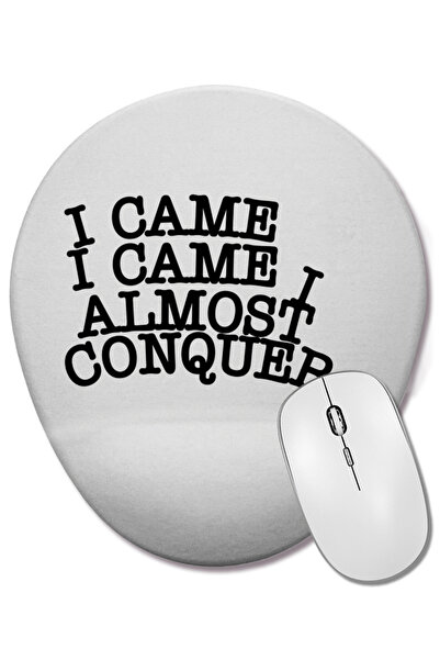 BASKI DÜNYASI Дойдох, дойдох, почти победих Bilek Destekli Oval Mouse Pad