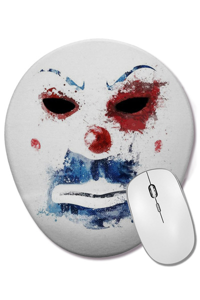 BASKI DÜNYASI Οβάλ ποντίκι με υποστήριξη καρπού Joker Clown