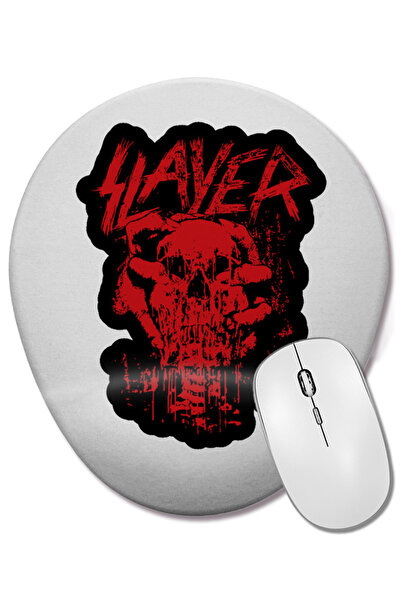 BASKI DÜNYASI Mouse Pad oval Slayer Bloody Skull cu suport pentru încheietura mâinii