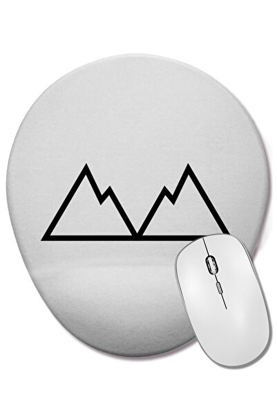 BASKI DÜNYASI Οβάλ ποντίκι ποντικοπολεμικής χρήσης Twin Peaks Jagged Peaks με...