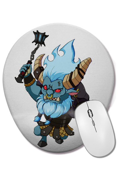 BASKI DÜNYASI Dota 2 Spirit Breaker Barathrum Οβάλ ποντίκι με υποστήριξη καρπού