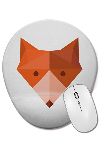 BASKI DÜNYASI Mouse Pad oval cu suport pentru încheietura mâinii, cu cap de v...
