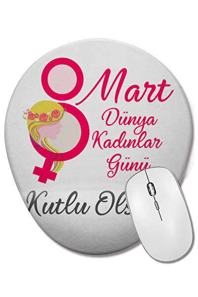 BASKI DÜNYASI 8 Μαρτίου Παγκόσμια Ημέρα της Γυναίκας 002 Οβάλ ποντίκι με υποσ...
