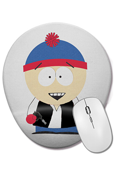 BASKI DÜNYASI Mouse Pad oval South Park Eric Cartman cu suport pentru încheietura mâinii