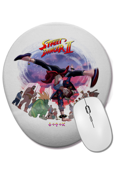 BASKI DÜNYASI Οβάλ ποντίκι ποντικοπολίτη με υποστήριξη καρπού Street Fighter ...