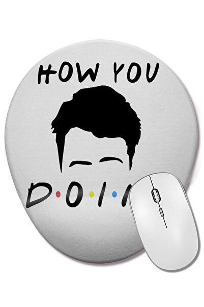 BASKI DÜNYASI Friends Joey How You Doin Mouse Pad oval cu suport pentru înche...