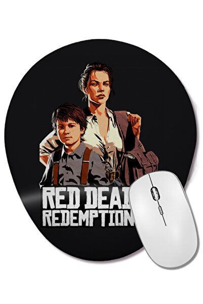 BASKI DÜNYASI Red Dead Redemption 2 Mouse Pad oval cu suport pentru încheietura mâinii Hosea