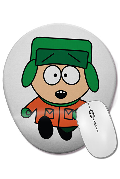 BASKI DÜNYASI South Park Eric Cartman 08 Mouse Pad oval cu suport pentru încheietura mâinii