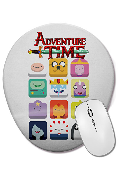 BASKI DÜNYASI Mouse Pad oval cu suport pentru încheietura mâinii Adventure Ti...
