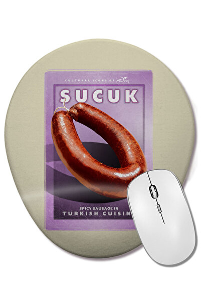 BASKI DÜNYASI Οβάλ ποντίκι με υποστήριξη καρπού για σοκολάτα