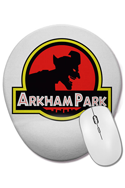 BASKI DÜNYASI Mouse Pad oval Arkham Park cu suport pentru încheietura mâinii