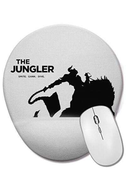 BASKI DÜNYASI The Jungler - Mouse Pad oval cu suport pentru încheietura mâini...