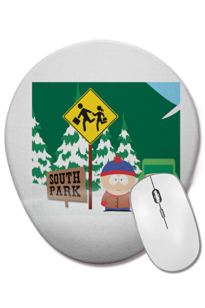 BASKI DÜNYASI South Park 02 Mouse Pad oval cu suport pentru încheietura mâinii