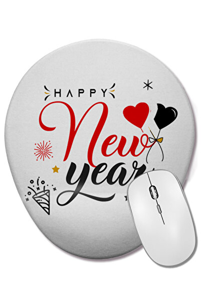 BASKI DÜNYASI Mouse Pad oval cu suport pentru încheietura mâinii, cu concept ...