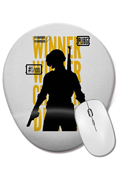 BASKI DÜNYASI Mouse Pad oval cu suport pentru încheietura mâinii Masculina Br...